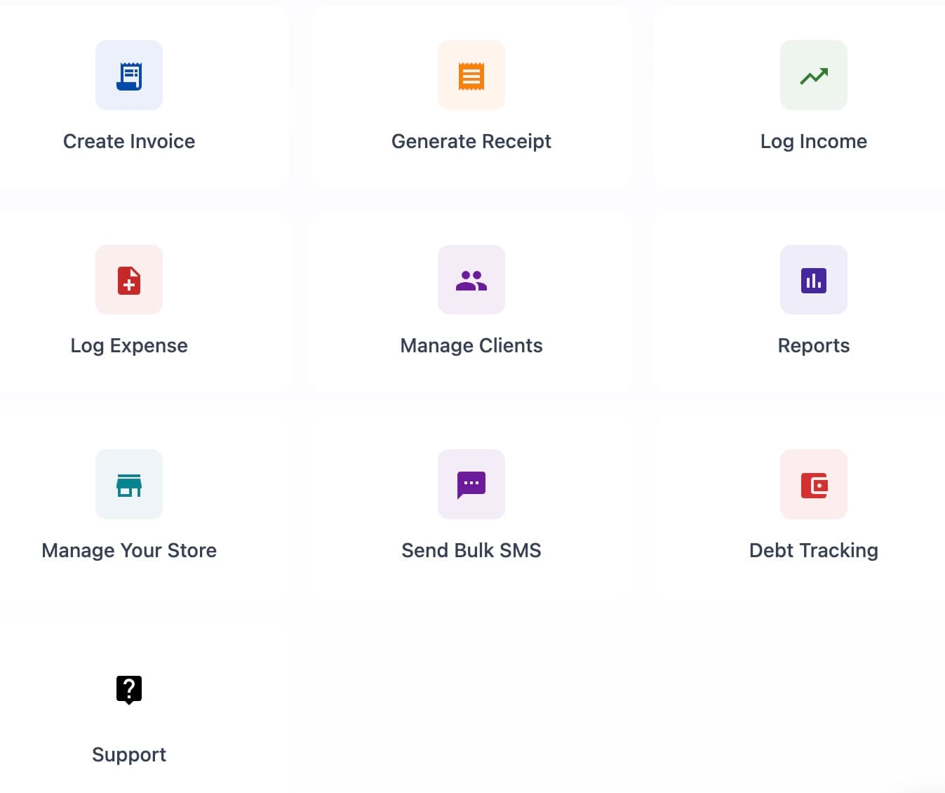 BosApp dashboard close-up